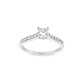 Pre Owned Platinum Diamond Solitaire Ring ZV927 Pre Owned Platinum Diamond Solitaire Ring ZV927